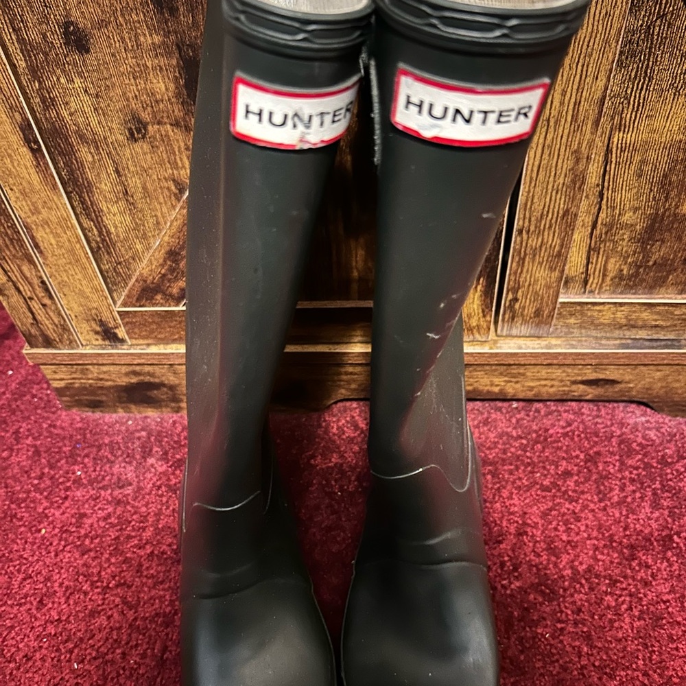 Hunter Classic Black Tall Boots